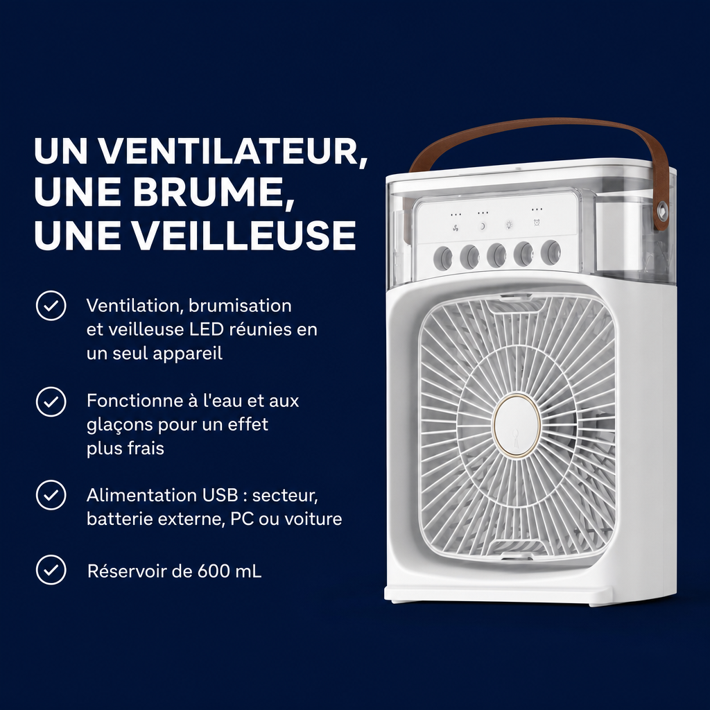 Ventilateur 3 en 1
